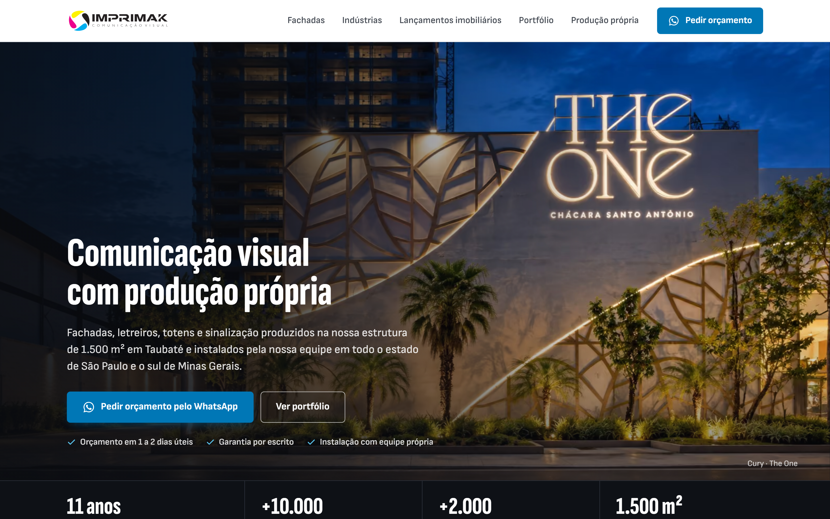 Site Imprimak no computador